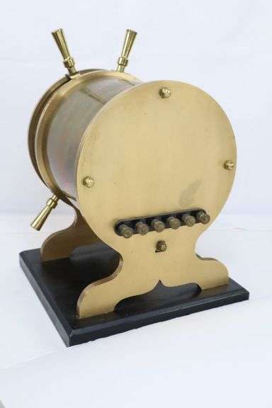 1920's Antique Ricker Directofyr Brass Fire Alarm Transmitter