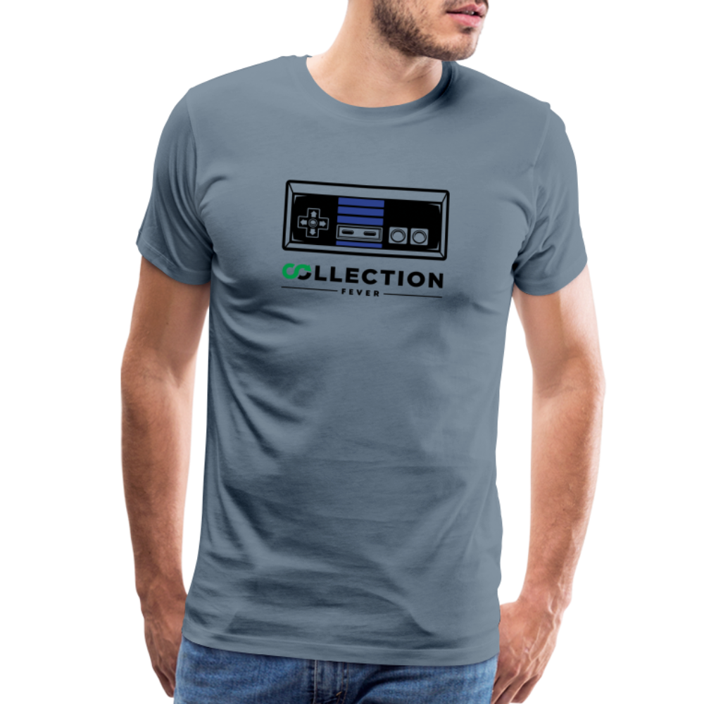 NES NINTENDO COLLECTION FEVER Men's Premium T-Shirt - steel blue
