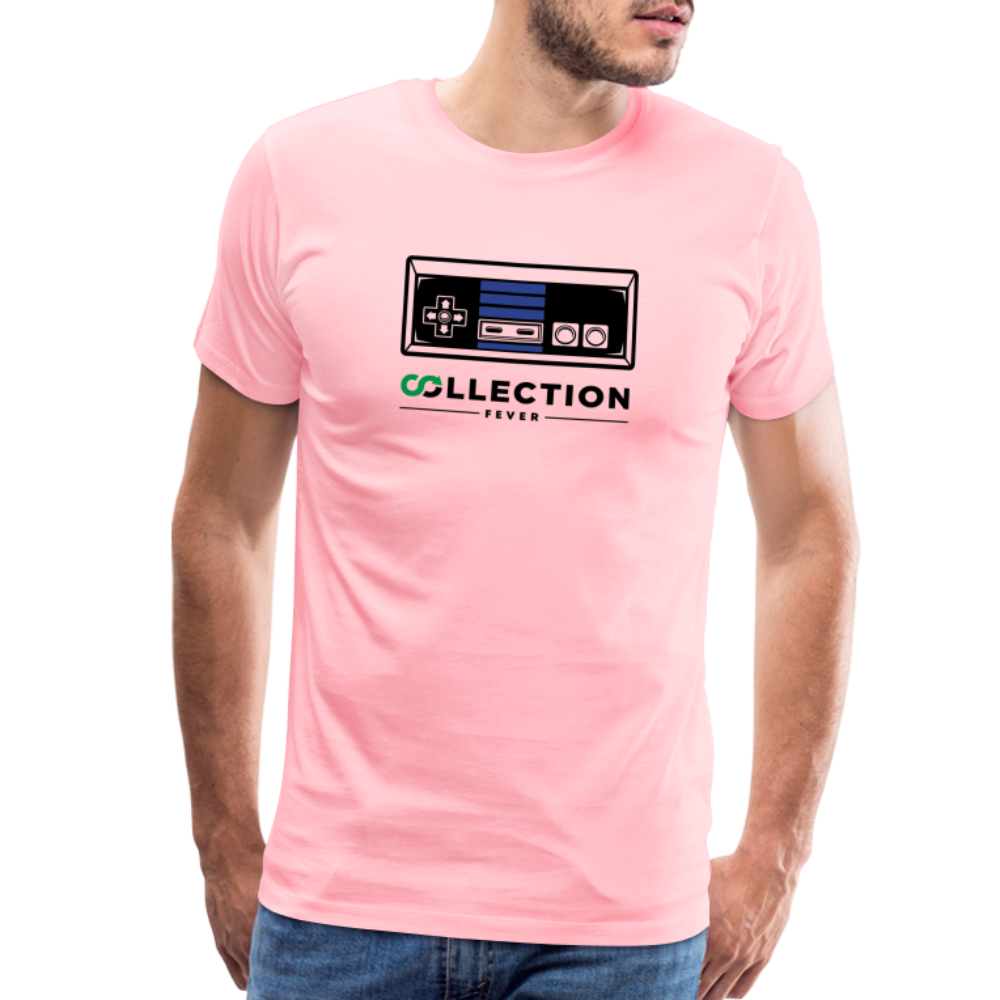 NES NINTENDO COLLECTION FEVER Men's Premium T-Shirt - pink