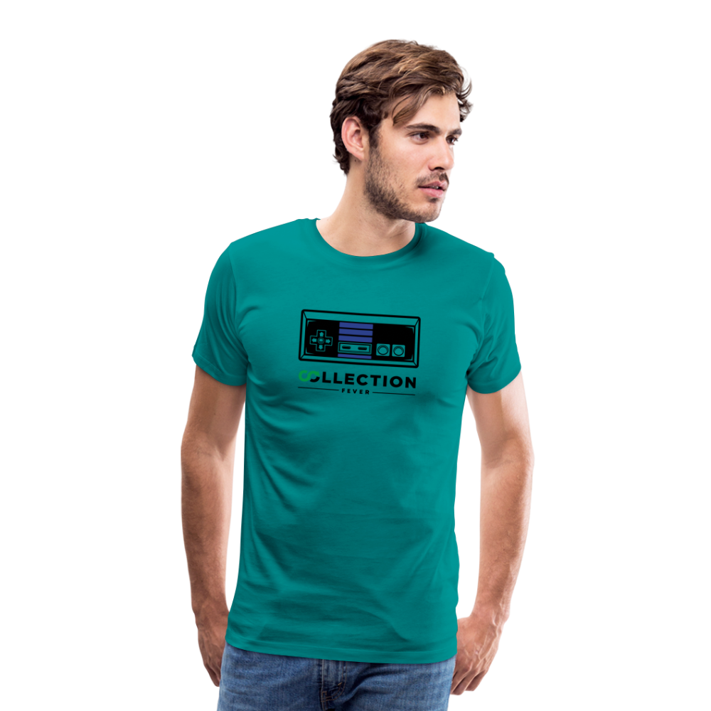 NES NINTENDO COLLECTION FEVER Men's Premium T-Shirt - teal