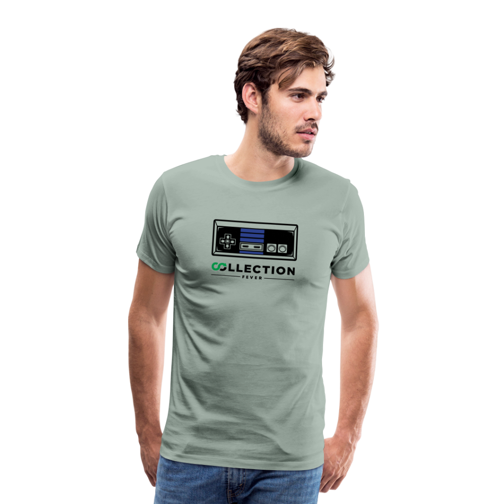 NES NINTENDO COLLECTION FEVER Men's Premium T-Shirt - steel green