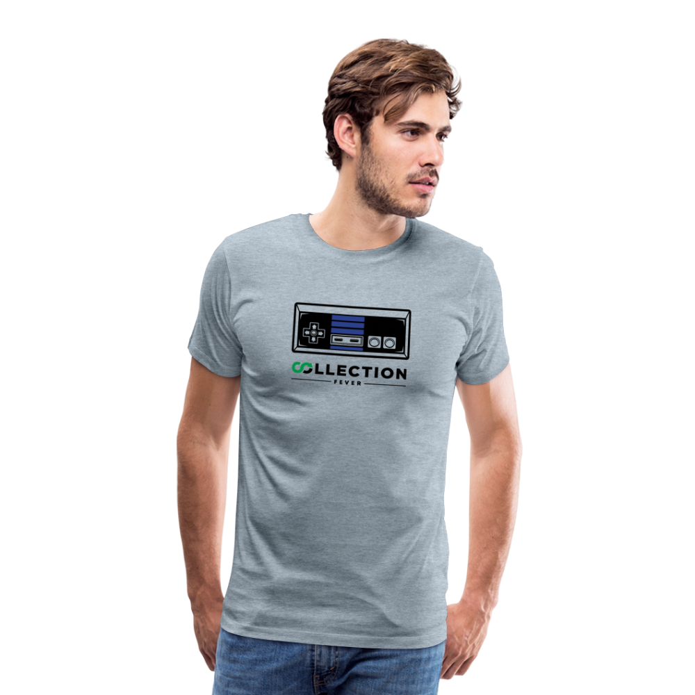 NES NINTENDO COLLECTION FEVER Men's Premium T-Shirt - heather ice blue