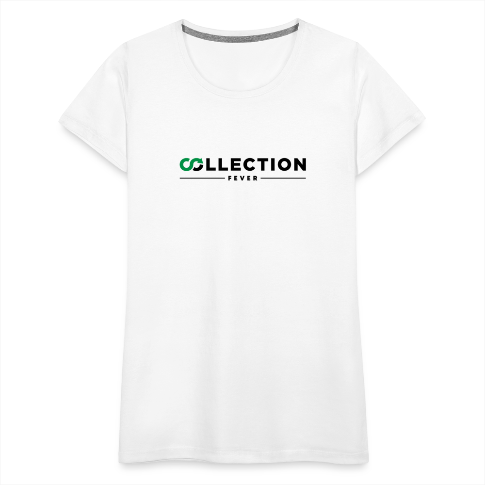 COLLECTION FEVER Women's Premium T-Shirt - white